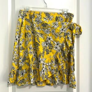 🎁Mini lemon floral mixit skirt